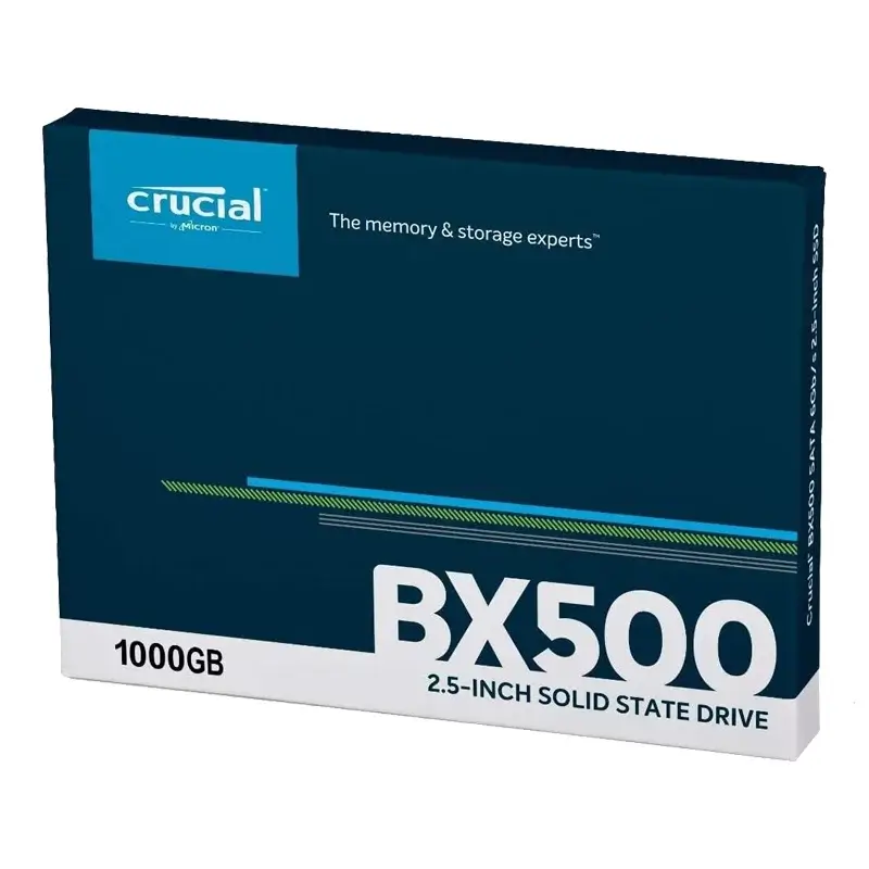 تصویر جعبه اس‌اس‌دی کروشیال BX500 ظرفیت 1 ترابایت