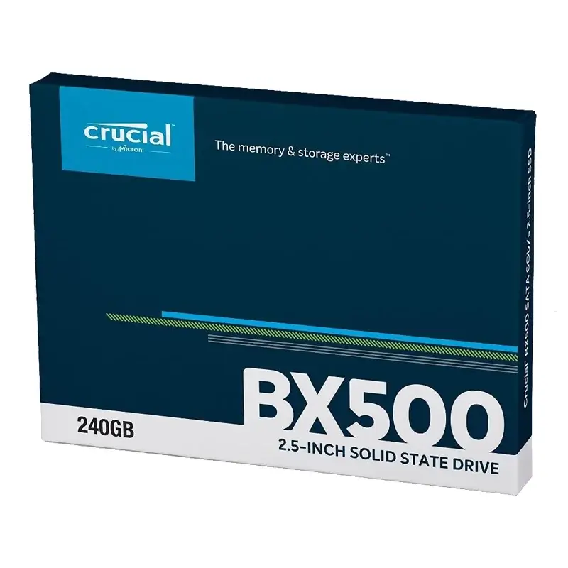 تصویر جعبه اس‌اس‌دی کروشیال BX500 ظرفیت 240 گیگابایت