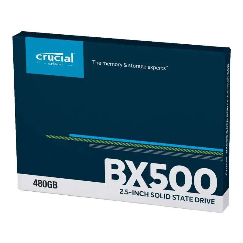 تصویر جعبه اس‌اس‌دی کروشیال BX500 ظرفیت 480 گیگابایت