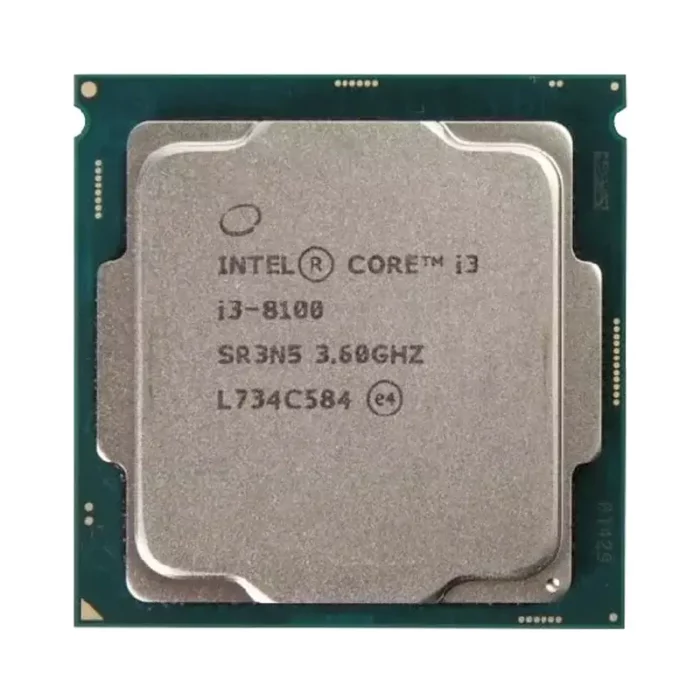 تصویر پردازنده اینتل Core i3-8100