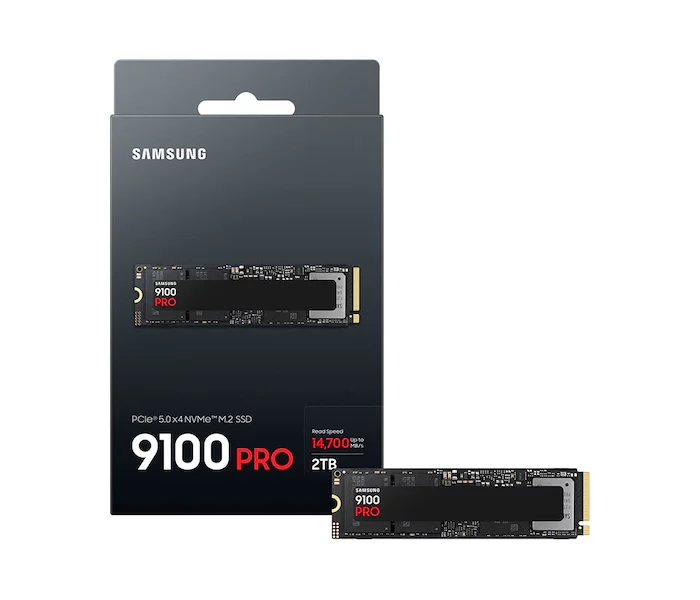 حافظه اس اس دی سامسونگ HEATSINK PRO 9100  M.2 ظرفیت 2 ترابایت