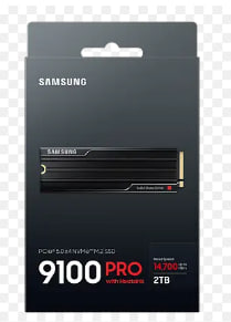 حافظه اس اس دی سامسونگ HEATSINK PRO 9100  M.2 ظرفیت 2 ترابایت